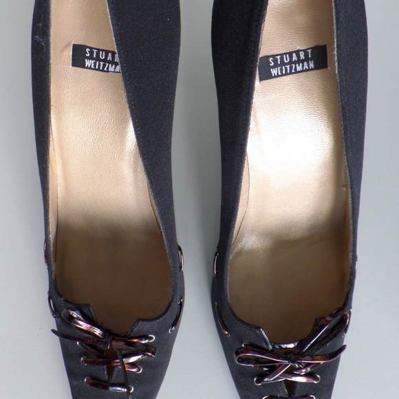 Stuart Weitzman Black Business Casual Heel - Picture 4 of 6
